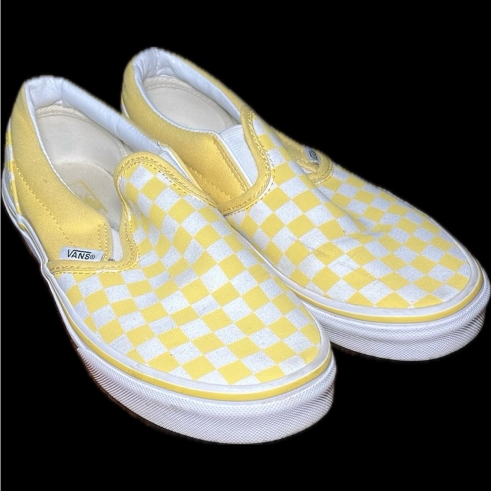 Vans Yellow and White Sneakers